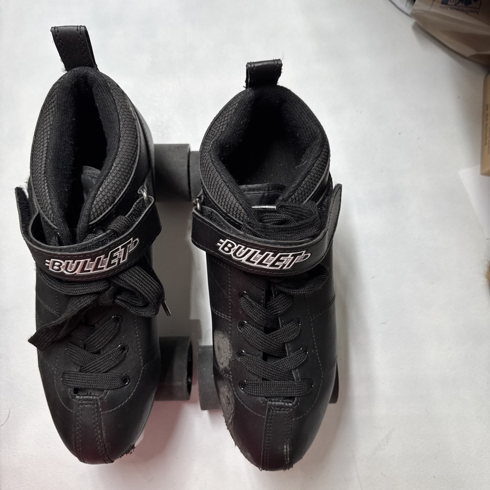 Chicago Skates Bullet Black Quad Roller Skates Men's US Size 10 (MPN 8601K)